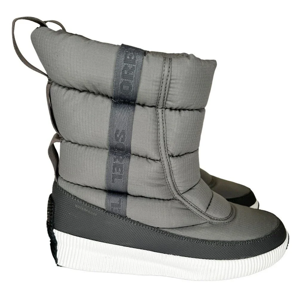 Sorel Womens Out‎ 'N About Puffy Mid Boots Quarry Women’s Size 10.5